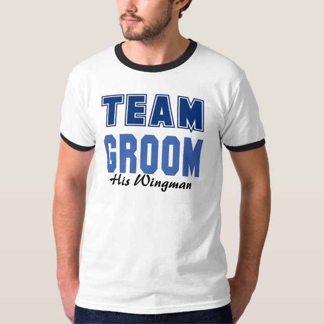 Team Groom Tee Shirt (Framsida)