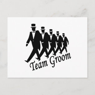 Team Groom Vykort