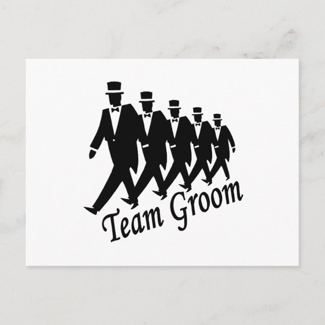 Team Groom Vykort (Framsida)