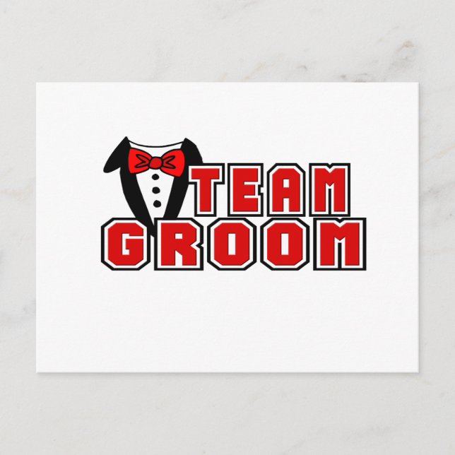 Team Groom Vykort (Framsida)