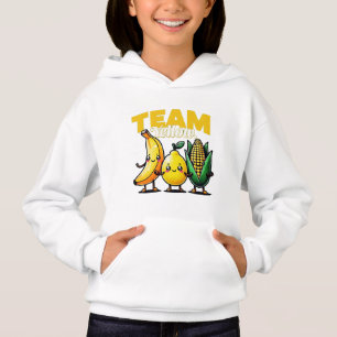 Team Gult Cute Kawaii Fruits and Vegetables T Shirt