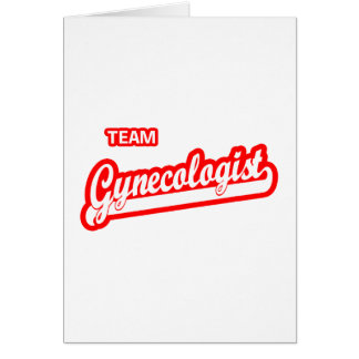 Team Gynecolog Hälsningskort