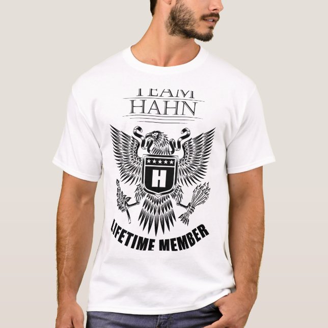 Team Hahn-livstidsmedlem T Shirt (Framsida)