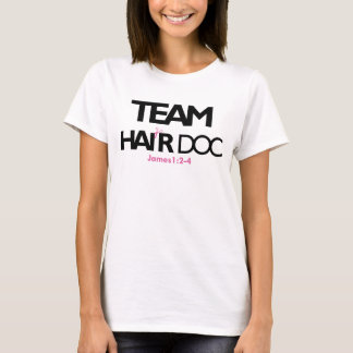 Team Hair Doc White (Bella) Tee
