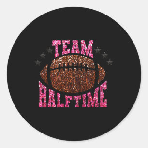 Team Halftime Toppen American Football Day Group M Runt Klistermärke