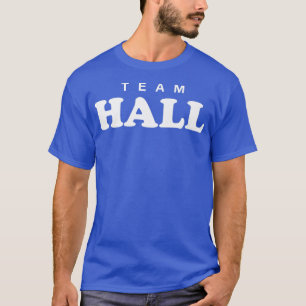 Team Hall Personligt Efternamn Brud Brudgum Familj T Shirt