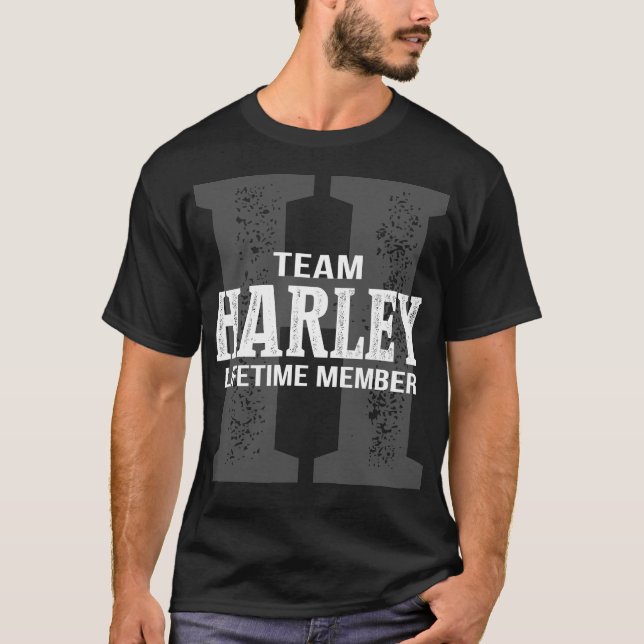 Team HARLEY Livstid Member T Shirt (Framsida)