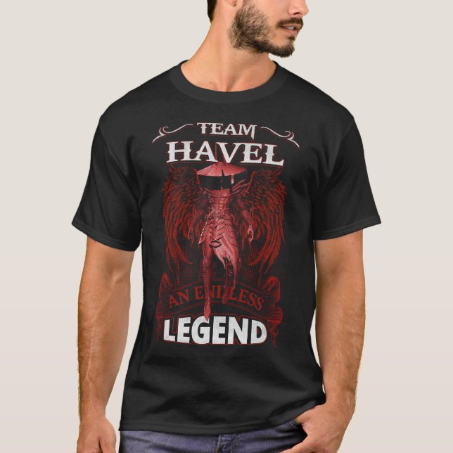 Team HAVEL - En ändlös LEGEND T Shirt (Framsida)