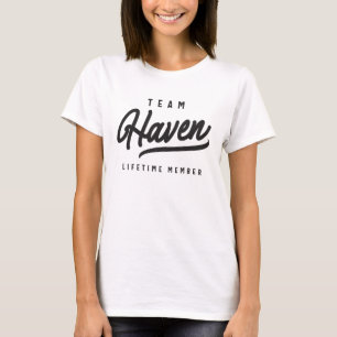 Team Haven-medlemmen Personlig Namn T Shirt