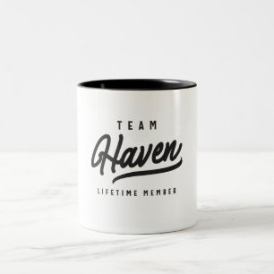 Team Haven-medlemmen Personlig Namn Två-Tonad Mugg