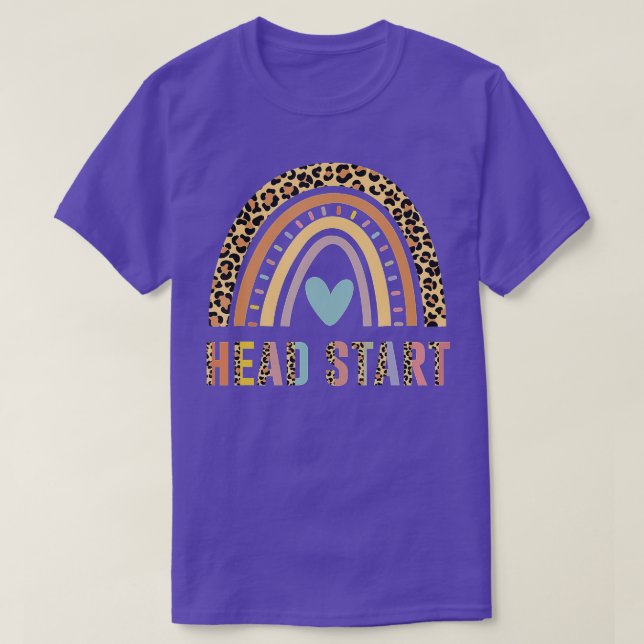 Team Head Start Squad Back to school Rainbow Kids T Shirt (Design framsida)