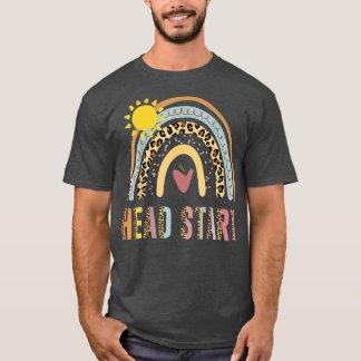 Team Head Start Squad Back to school Rainbow Kids T Shirt