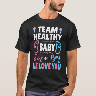 Team Healthy Pojke eller Girl Vi Kärlek er Gender  T Shirt