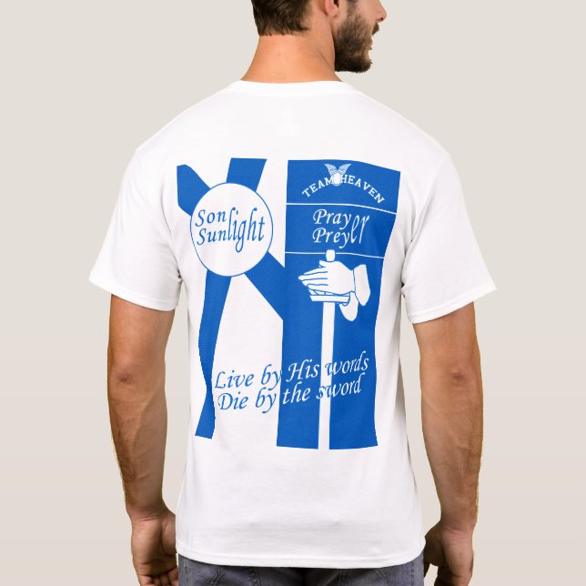 Team Heaven's "Die by the Sword" T-shirt (Baksida)