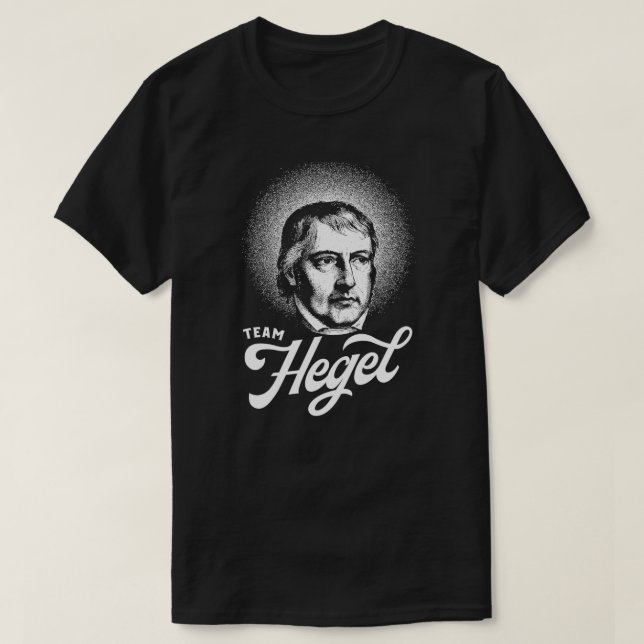 Team Hegel Philosophy Retro Design T Shirt (Design framsida)