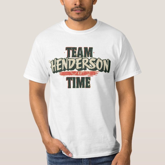 Team Henderson T Shirt (Framsida)