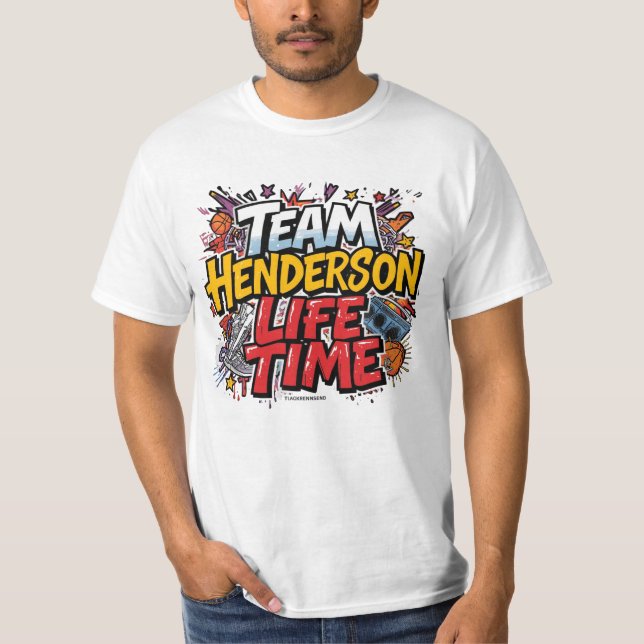 Team Henderson T Shirt (Framsida)