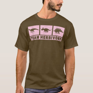Team Herbiäger Dinosaur Vegan Vegetarian Plant Bas T Shirt
