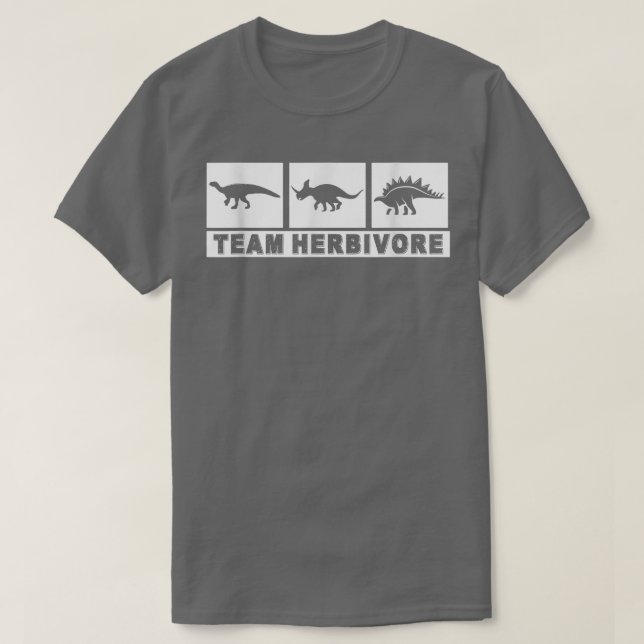 Team Herbiäger Dinosaur Vegan Vegetarian Plant Bas T Shirt (Design framsida)