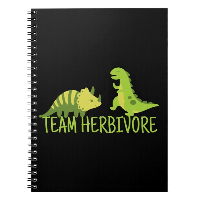 Team Herbiäger Vegan Anteckningsbok (Framsidan)