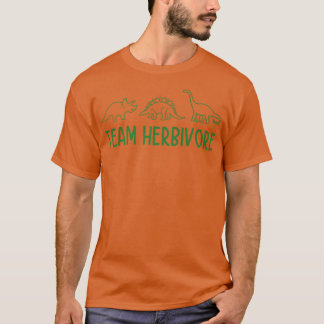Team Herbiäger Vegan Plant-Based Diet Dino Vegetar T Shirt