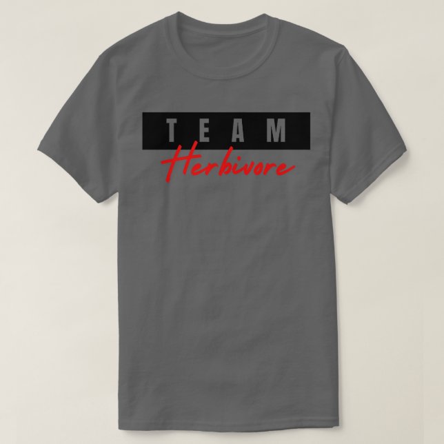 Team Herbiäger Vegetarian Vegan Herbiäger, Vegan T Shirt (Design framsida)