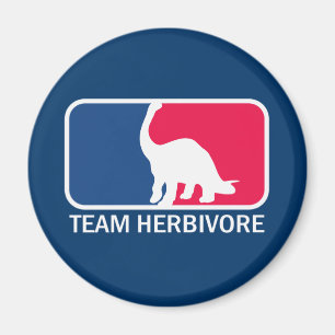 Team Herbiäger Vegetarian Vegan Magnet