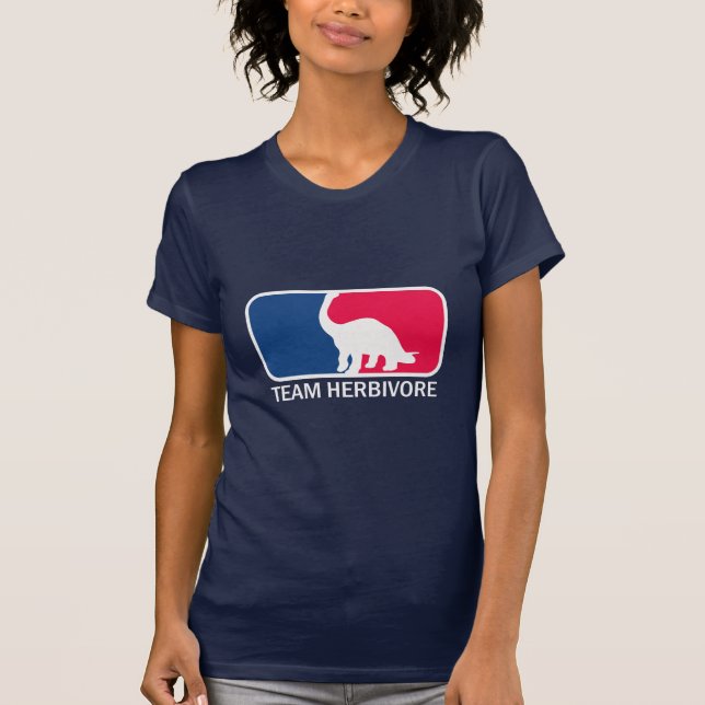 Team Herbiäger Vegetarian Vegan T Shirt (Framsida)