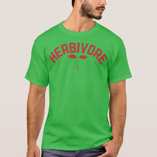 Team Herbivore Vegan Plant Based Diet Dino Vegetar T Shirt