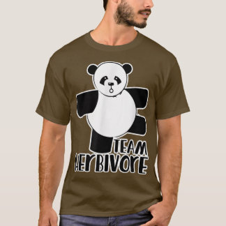 Team Herbivorvegan vegetarian t panda björn. Shirt