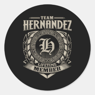 Team Hernandez-livstidsmedlem Hernandez-familjen Runt Klistermärke