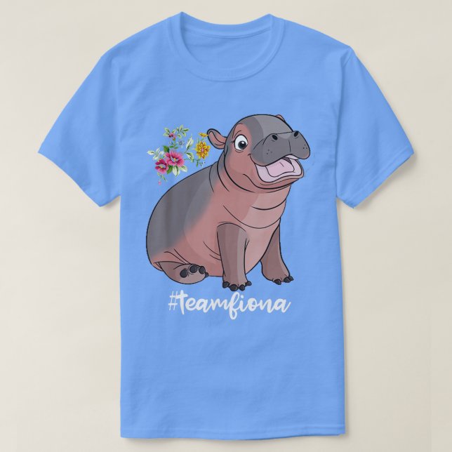 Team Hippo Fiona T Shirt (Design framsida)