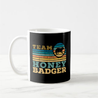 Team Honey badger utan fruktlösa djurrister Kaffemugg