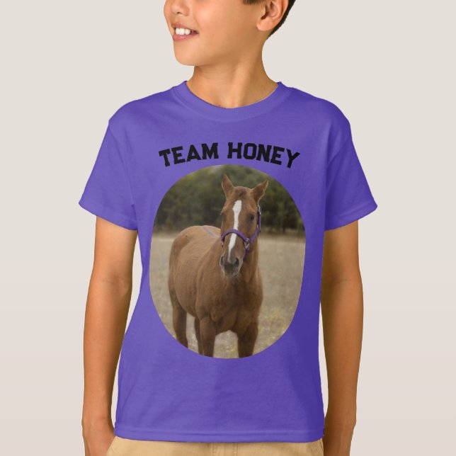 Team honey Kids T Shirt (Framsida)