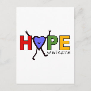 Team Hope Walkers for Walk Your A.S. Av Vykort