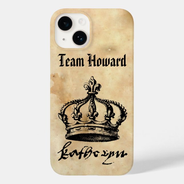 Team Howard - Catherine Howards krona & signatur (Baksida)