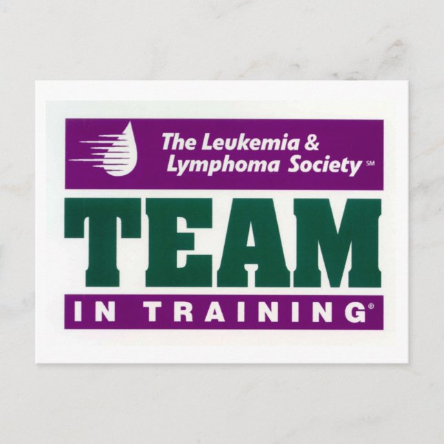 Team in Training-postkort Vykort (Framsida)