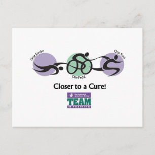 Team in Training Tack Postcard Vykort