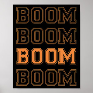 Team India Bumrah Fan Tröja - Boom Boom Boom Boom Poster