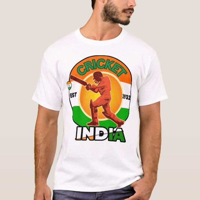 Team India Cricket T Shirt (Framsida)