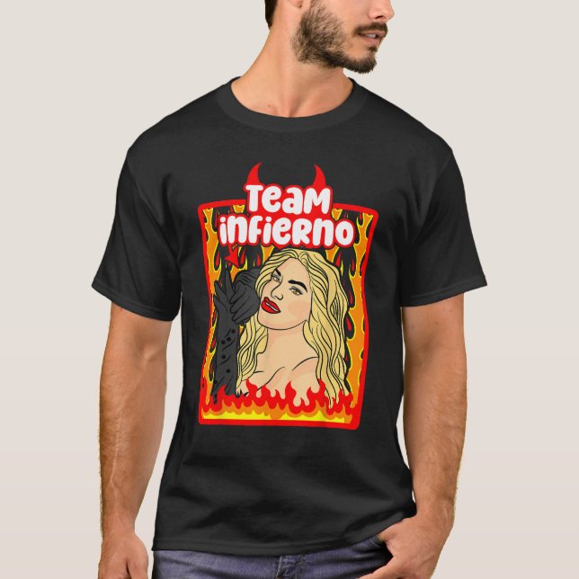 Team Infierno Wendy Guevara Funny Latina T Shirt (Framsida)