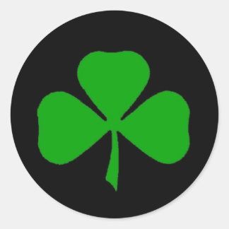 Team Ireland Dou-knappar / Stickers Runt Klistermärke