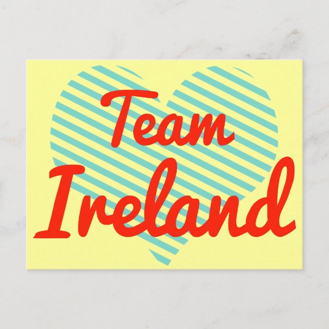 Team Ireland Vykort (Framsida)