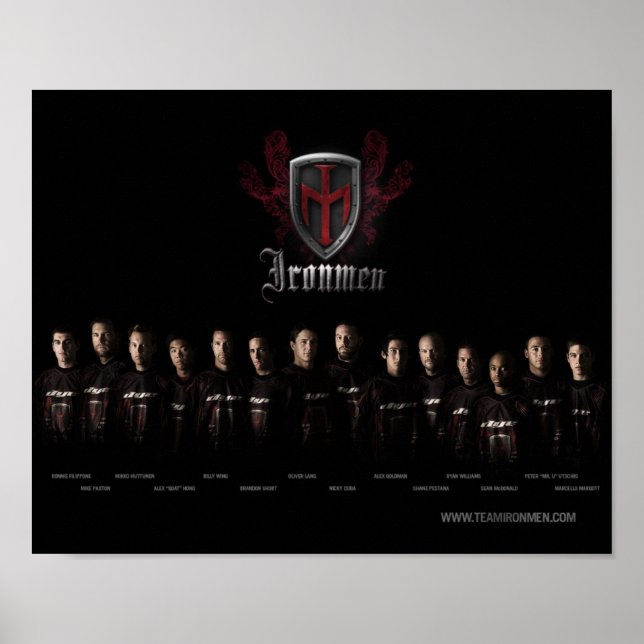 Team Ironmen Poster (Framsidan)