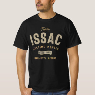 Team Issac-livstidsmedlem Personlig Namn T Shirt