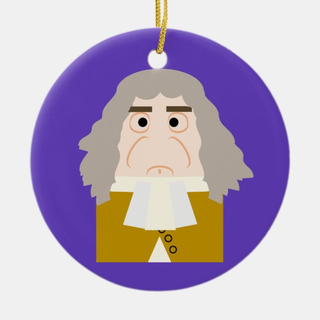 Team James VII (Skottland) och James II (England) Julgransprydnad Keramik (Framsidan)