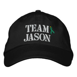 Team Jason Hat Broderad Keps