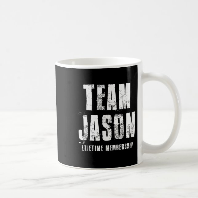Team Jason Motivational Insrational Proud Family  Kaffemugg (Höger)