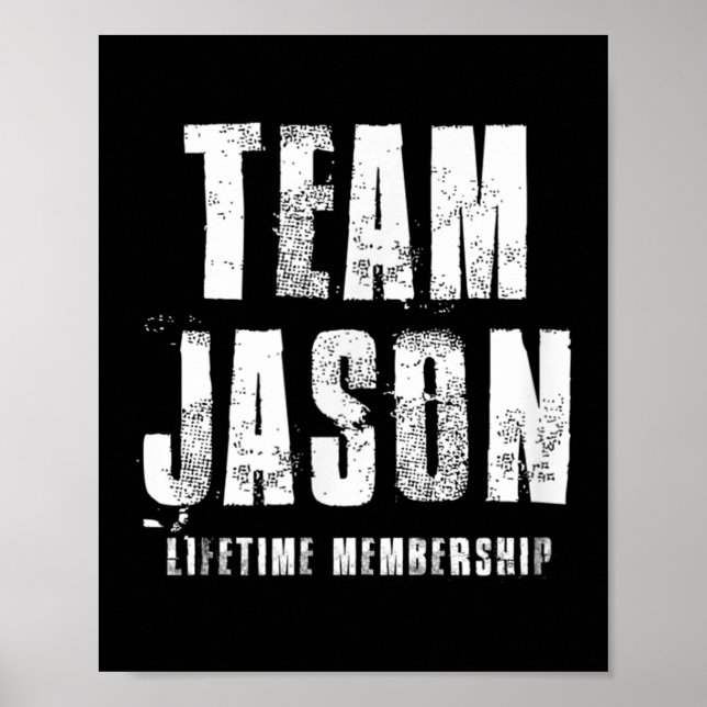 Team Jason Motivational Insrational Proud Family  Poster (Framsidan)