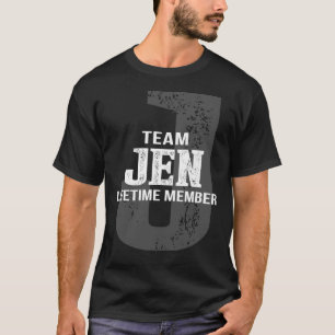 Team JEN-livstidsmedlem T Shirt